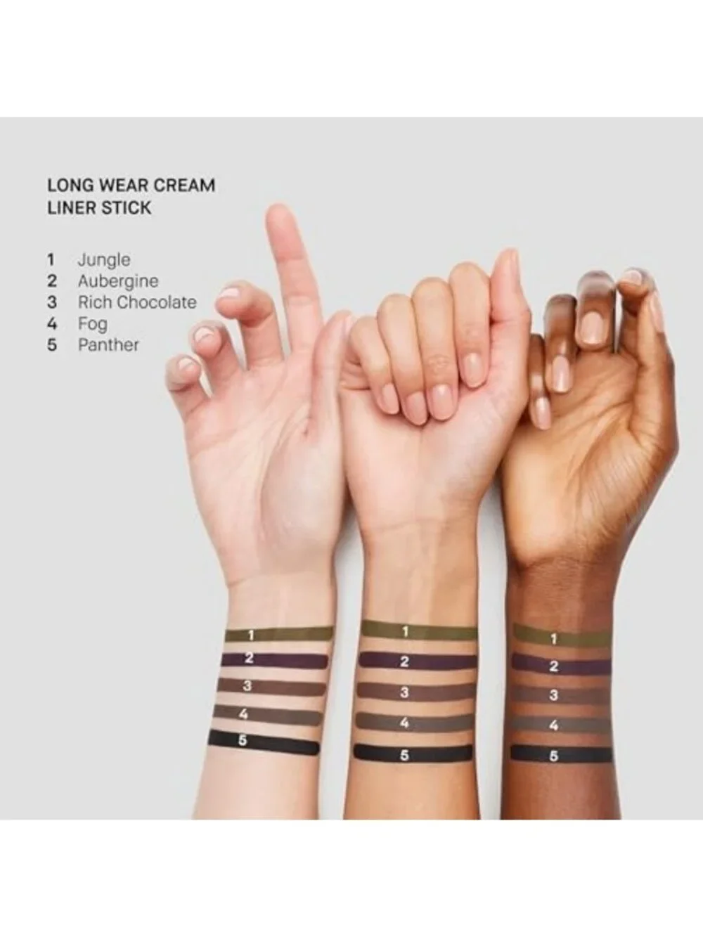 Long-Wear Waterproof Eyeliner Stick | 24-Hour Smudge-Proof, Fine Tip, Matte